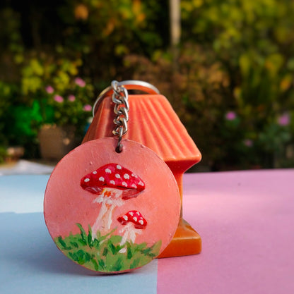 Mystic Mushrooms Keycharm