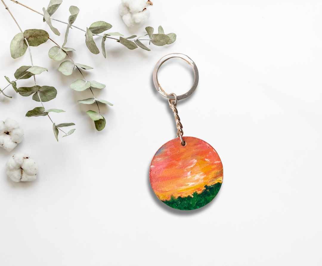 Radiant Sunrise Keycharm